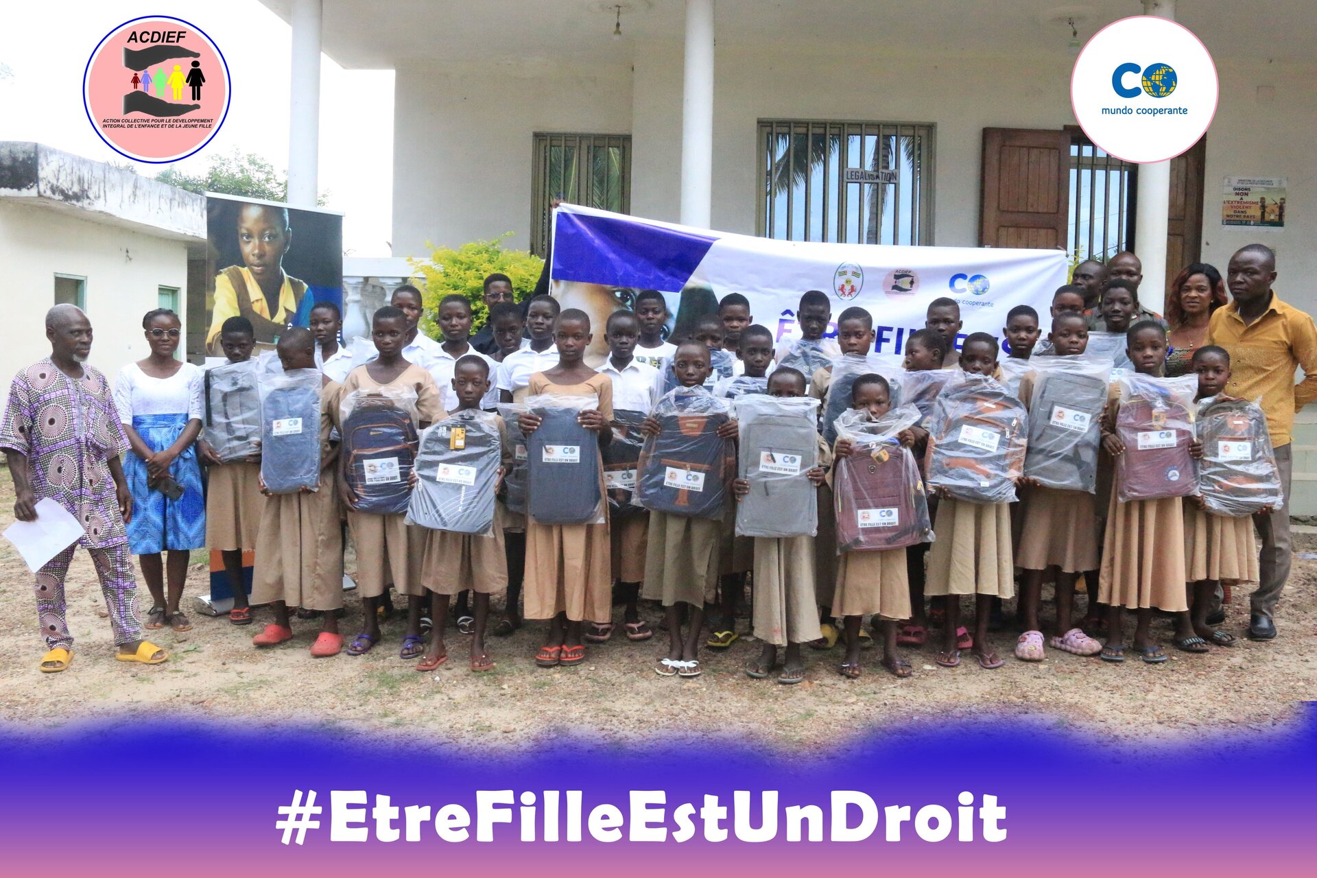ACDIEF ET MUNDO COOPERANTE CONTRIBUENT A LA RETENTION SCOLAIRE DE 300 JEUNES FILLES POUR LUTTER CONTRE LE MARIAGE PRÉCOCE AU TOGO